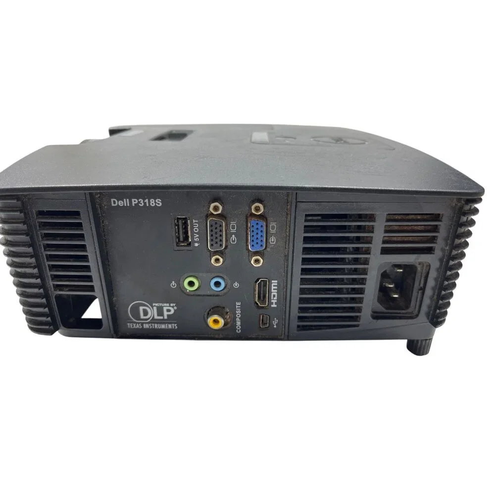Dell P318S DLP Projector With VGA & Power Cables 800x600 HDMI Input Black C90